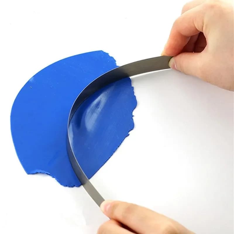 Bricolage poterie Flexible en acier inoxydable argile polymère argile lame de coupe outils en cérami