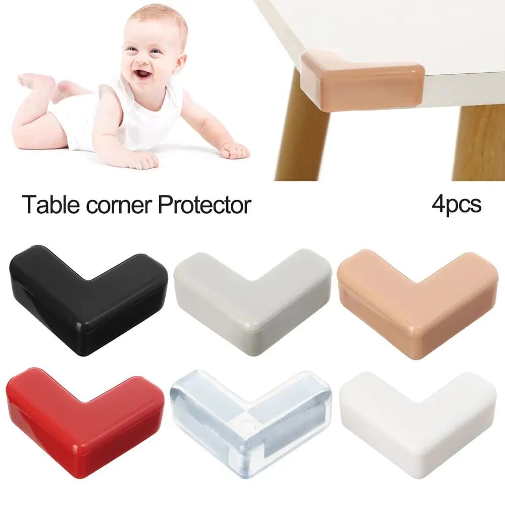 Protecteur de coin de table auto-adhésif doux pour bébé, protection de bord de sécurité pour enfants