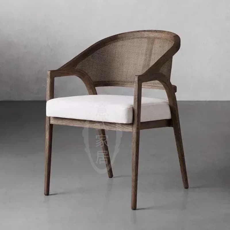 Chaise simple de luxe, mobilier moderne du milieu du siècle, chaises de salon, chaise de salle à man