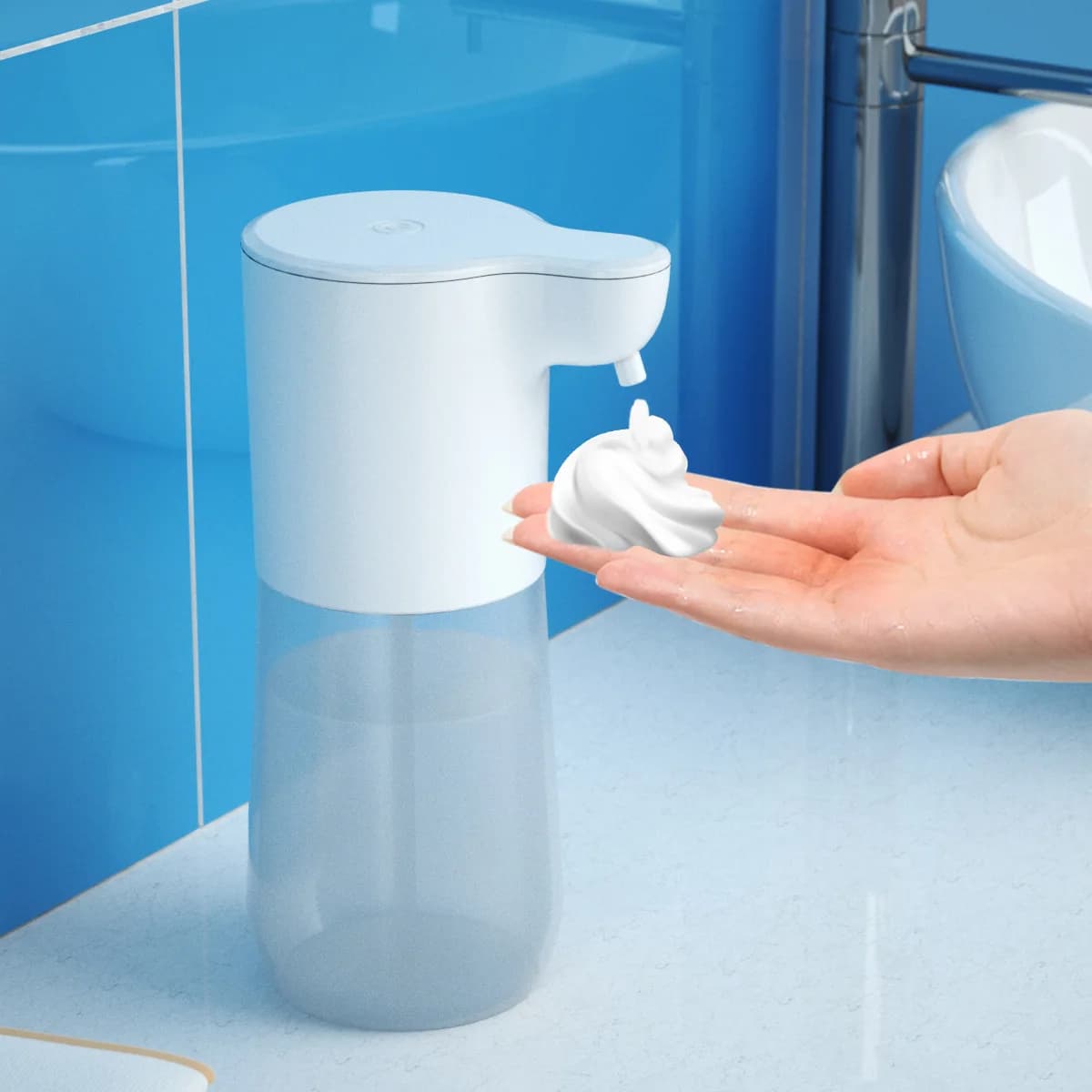Distributeur automatique de mousse Regina, capteur intelligent, sans contact, chargement USB, désinf
