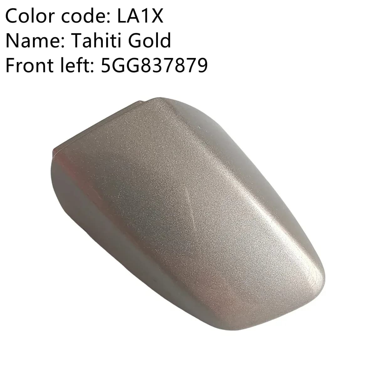 5G 1837879   Couvercle de capuchon de cylindre de serrure de poignée de porte avant gauche LHD, pour