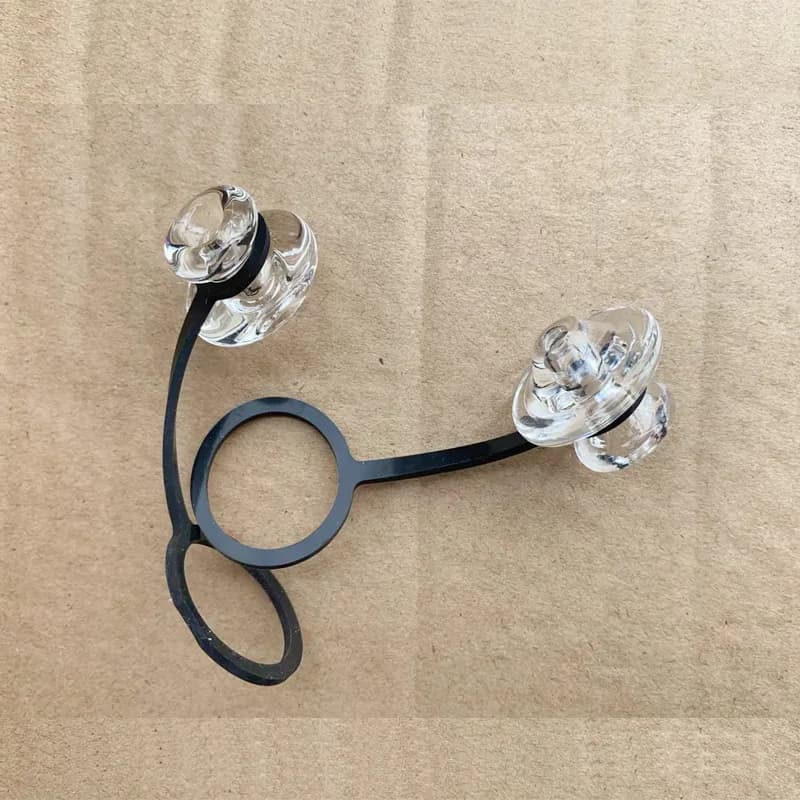 Bouchon de chambre Dabcool W2, accessoires en verre, 2 pièces/lot