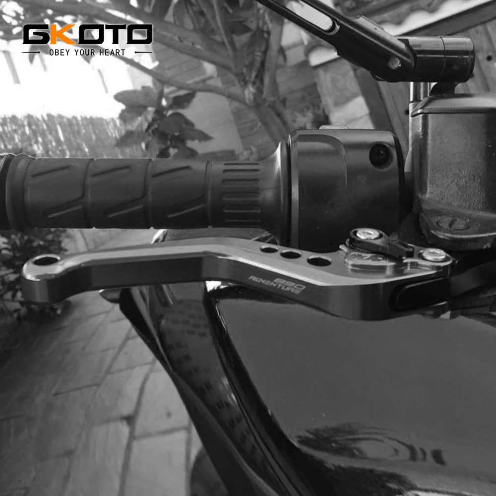 Leviers de frein et d'embrayage courts CNC, accessoires de moto pour KTM 890 Adventure 890Adventure 