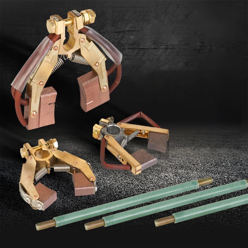 Porte-balais en carbone 12.5x32 10x25 6.5x20 64A 100A pour moteur à bague collectrice J164, assembla