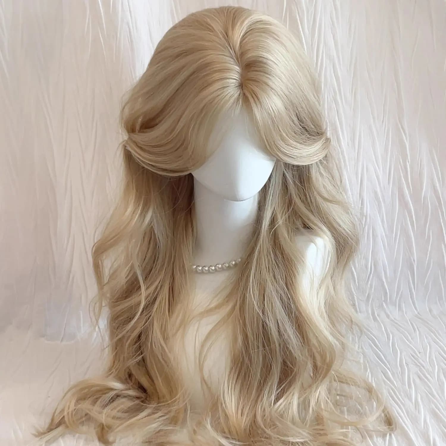Perruques blondes sales synthétiques à l'aspect naturel, perruque longue et droite à couches pour fe