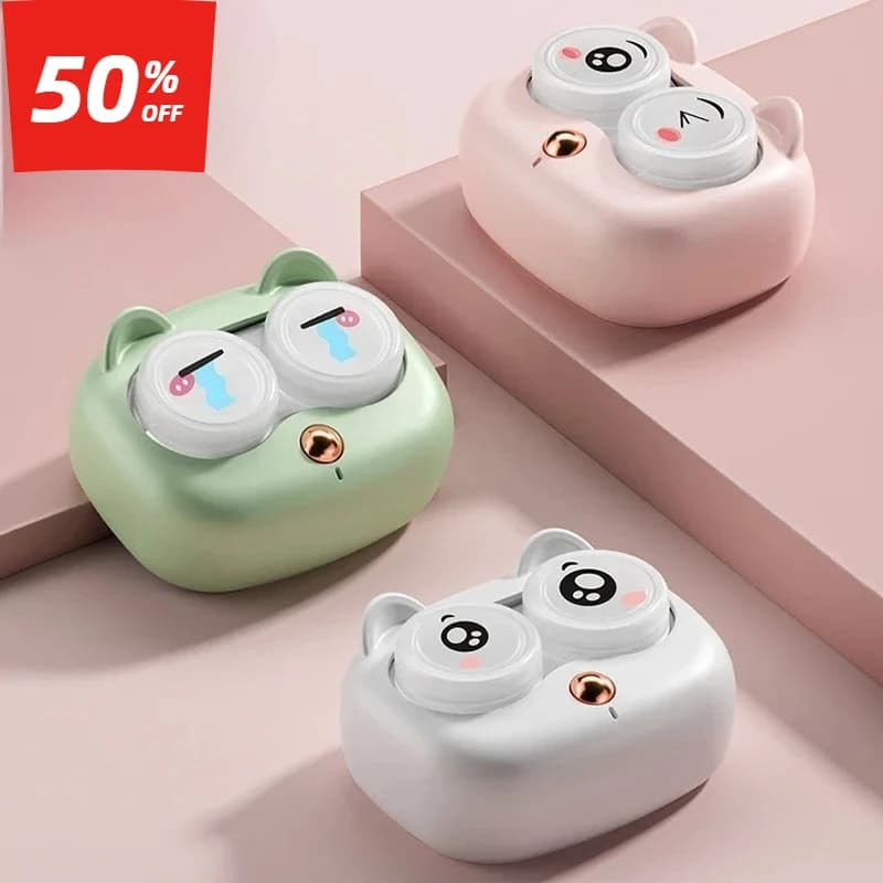 Nettoyeur de lentilles de contact ultrasonique avec boîte amovible, machine de nettoyage des protéin