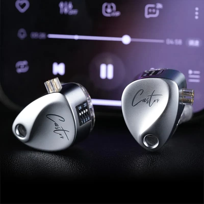 KZ Castor – écouteurs intra-auriculaires IEM, réglage du pilote double dynamique, isolation du bruit