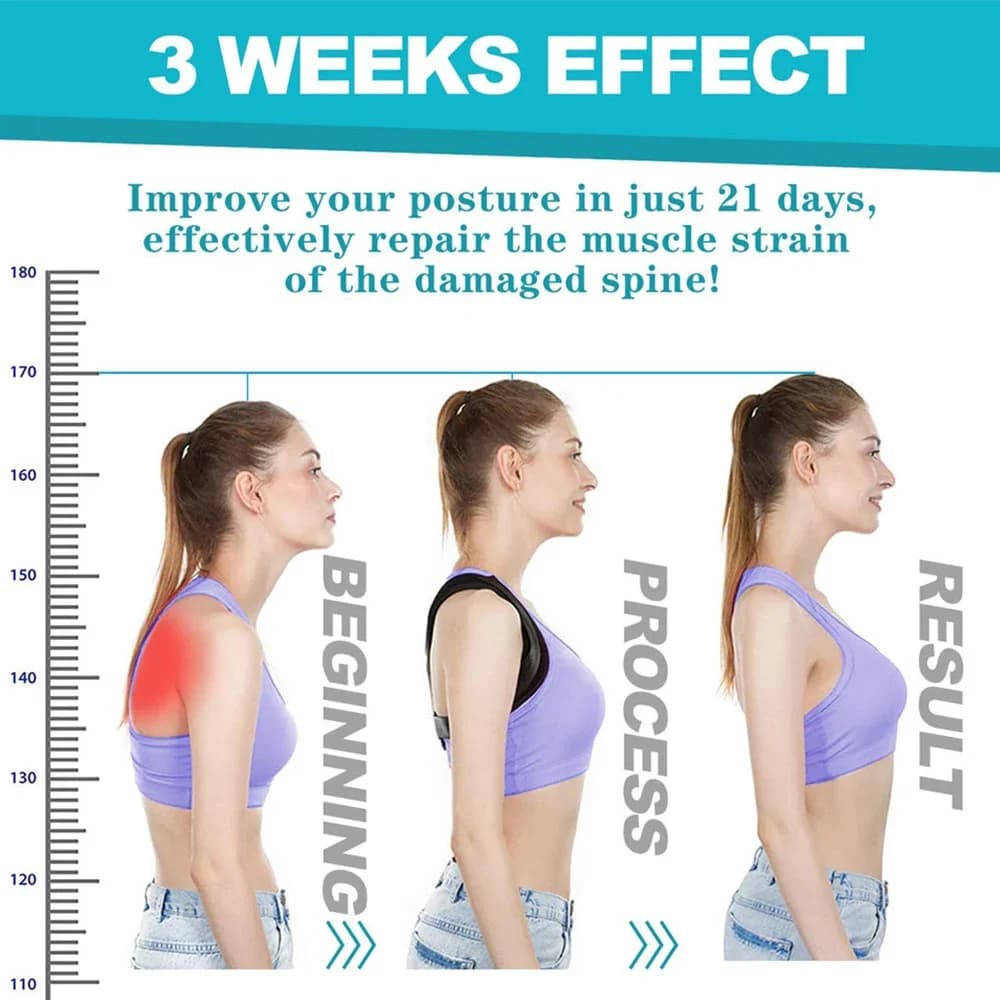 Correcteur de Posture du dos pour adultes, Corset, clavicule, colonne vertébrale, ceinture de soutie
