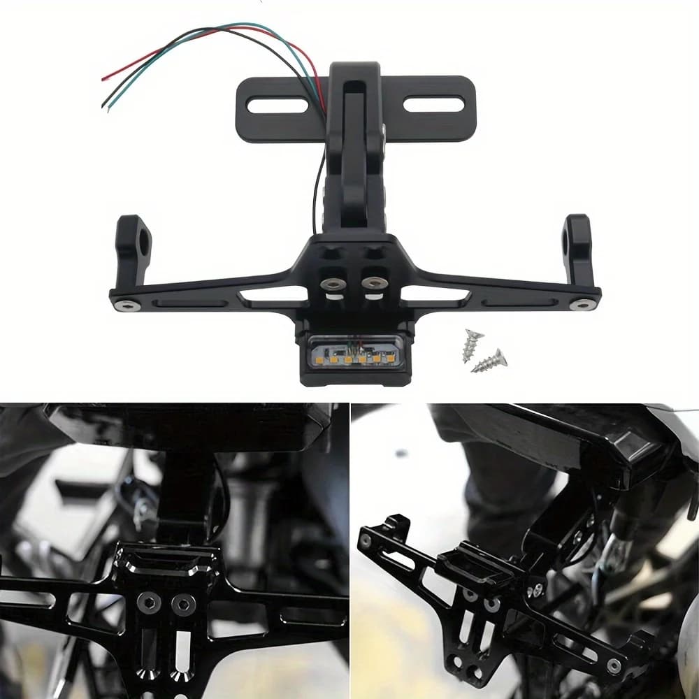 Support de plaque d'immatriculation de moto, support de plaque d'immatriculation pour BMW R1200GS Ya
