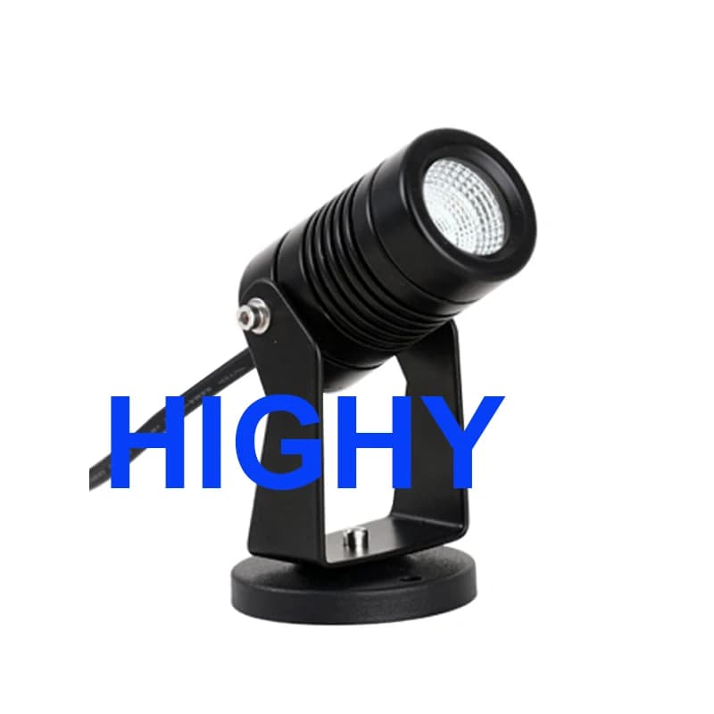 10 pièces LED lumières de jardin extérieur LED étanche pelouse lampe 220V110V 5W7W paysage Spike amp