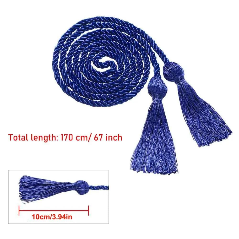 Glands de ULd'honneur de remise des diplômes, fil de polyester, cadeau de robe de célibataire, décor