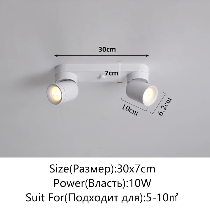 Plafonniers LED modernes, projecteurs pour vestiaire, lampes d'aisle pour cuisine et salle à manger,