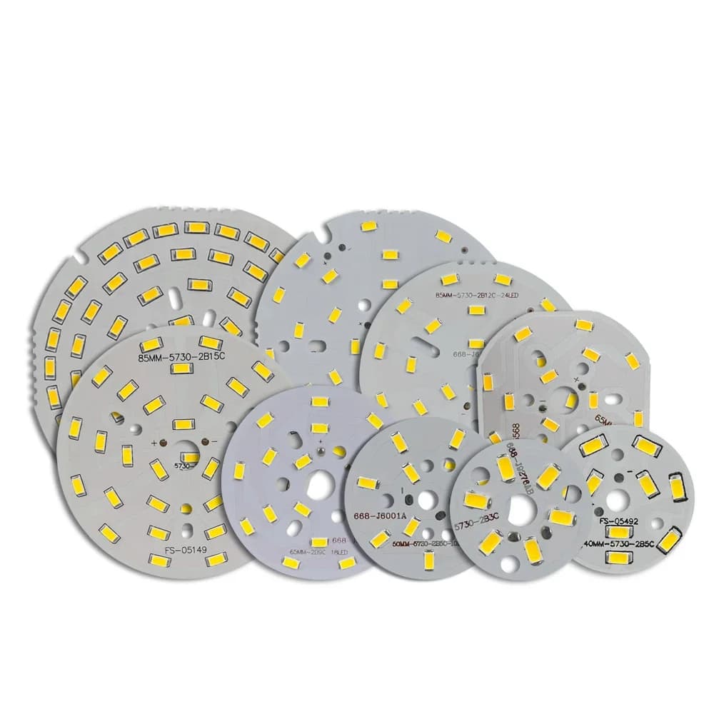 1 pièces LED haute luminosité 3W 5W 9W 15W 18W 24W 36W 50W Source de lumière ronde panneau lumineux 