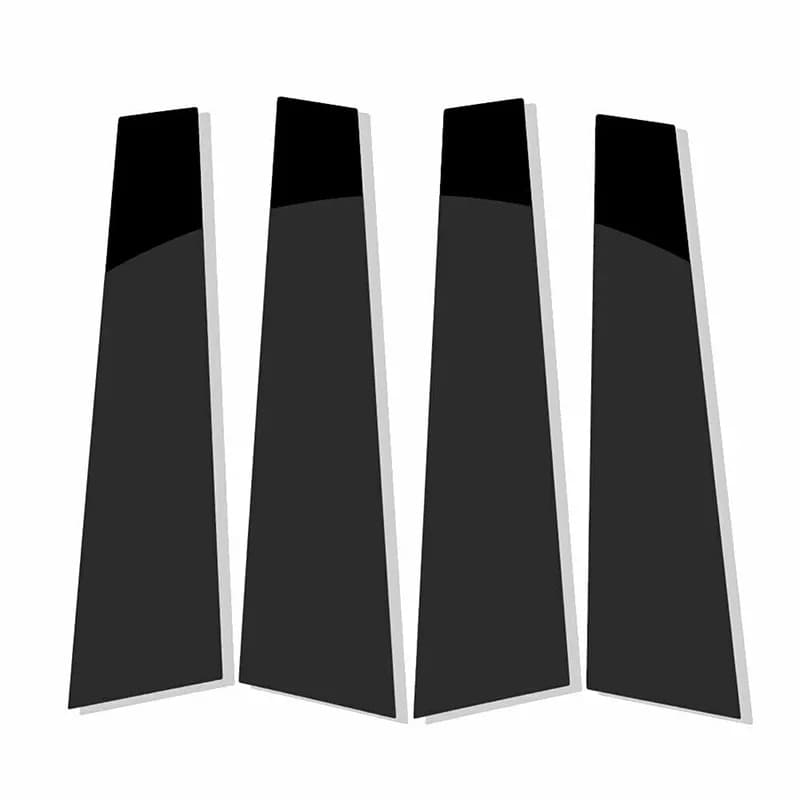 Autocollants de garniture de porte de poteaux de pilier de fenêtre de voiture pour Porsche Panamera,