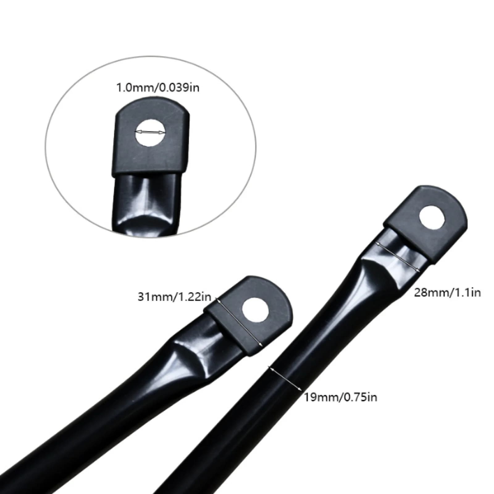 2x tiges de remplacement de balançoire, poteaux suspendus, bras oscillants, tiges métalliques pour s