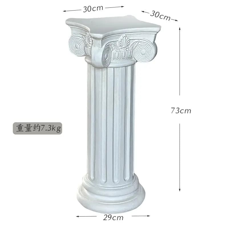 Support de plantes colonne romaine pour villa, sculpture décorative haut de gamme intérieur/extérieu