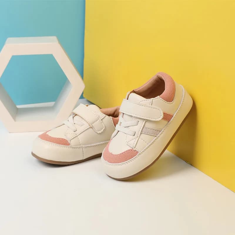 Chaussures en cuir pour bébés de 0 à 5 ans, pieds nus, à semelle souple, pour l'extérieur, Tennis, à
