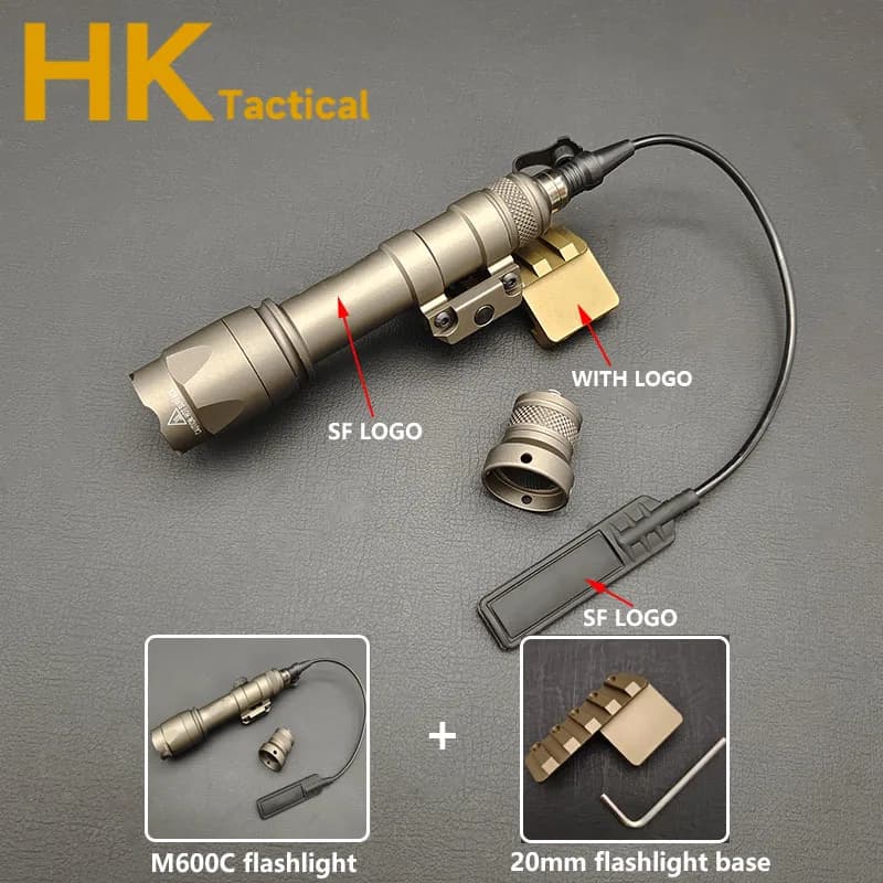 Tactique SF M600C M600 armes lumière lanterne fusil lampe de poche LED Surefir M300 Scout lumière to