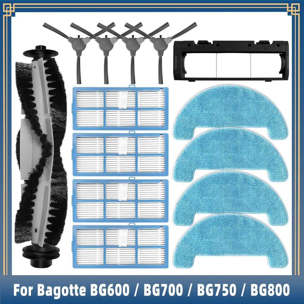 Pièces de rechange compatibles avec Bagotte BG600 / BG700 / BG750 / BG800 MAX, accessoires, brosse l