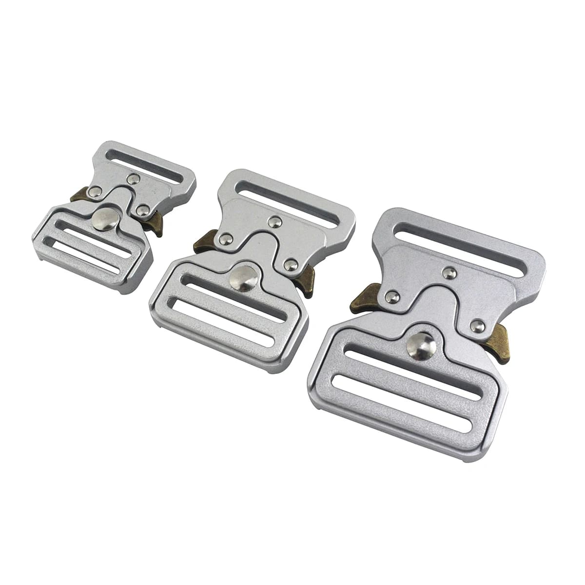 Boucle de ceinture en métal Durable, 1 pièce, fermoir à dégagement latéral rapide pour sac de bricol