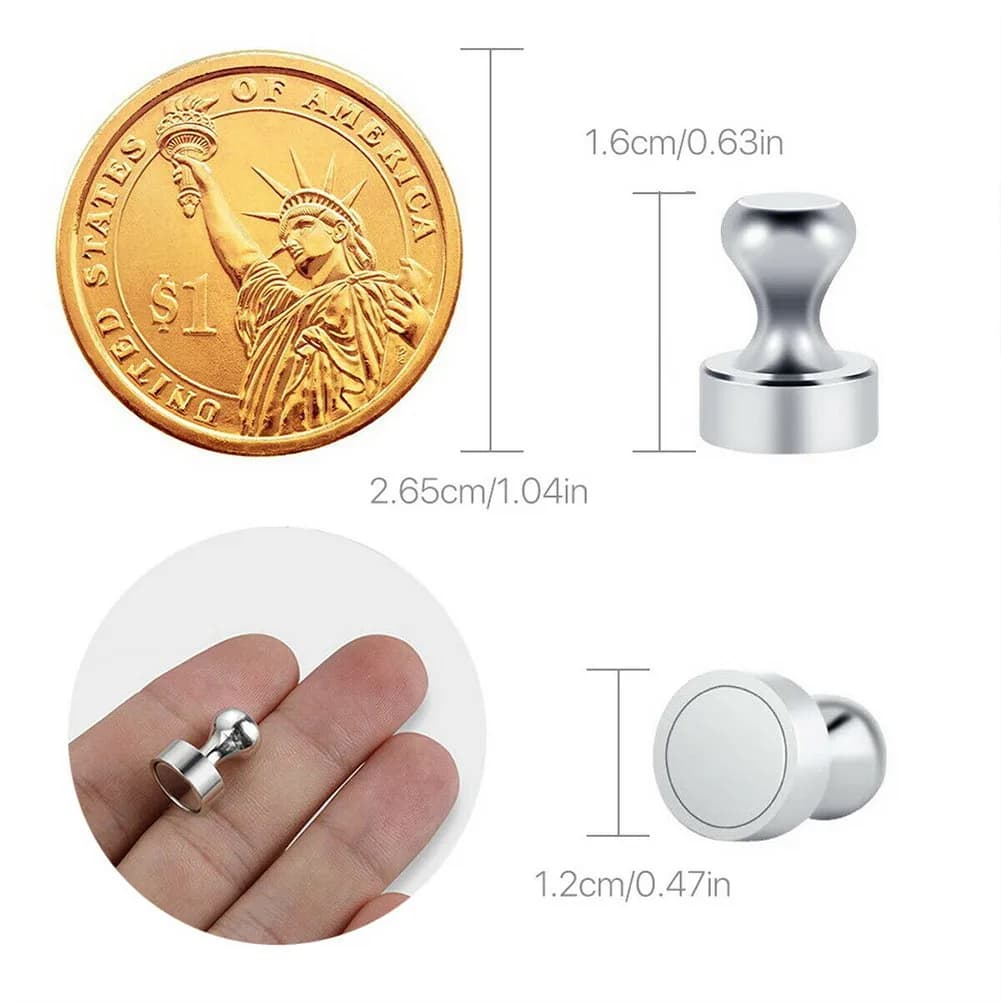 10/20x broches magnétiques aimants néodyme broche conseil aimant pour conseil cône aimants Super for
