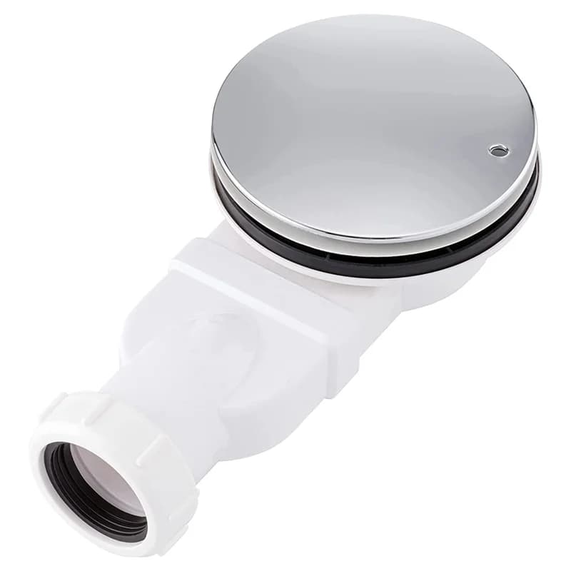 Siphon de douche en ABS chromé à profil bas, vidange mince, débit d'eau de 36 L par minute, vidange 