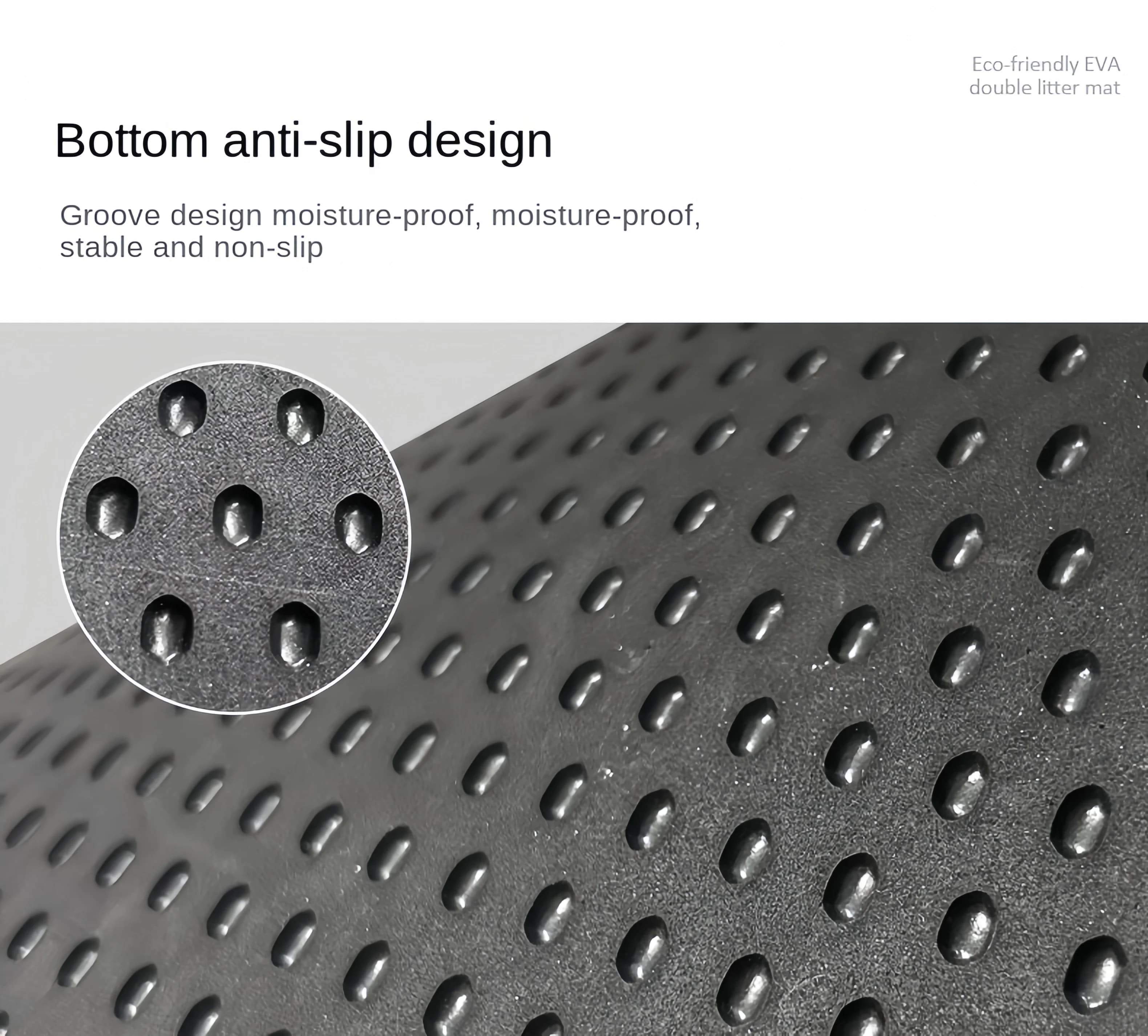 Polymère brûleur imperméable à double couche pour litière pour chat, grande taille, toilettes pour a
