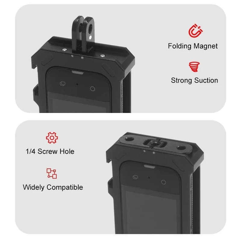 PULUZ – cadre de protection de caméra pour Insta360 X3/X4, boîtier de plate-forme à Cage métallique 