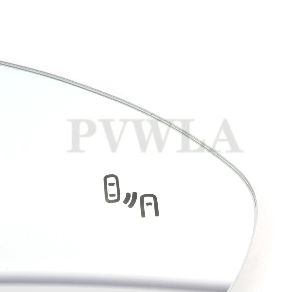 Rétroviseur latéral en verre pour porte avant, angle mort chauffé, pour VW Golf 7 7.5 2013 2014 2015