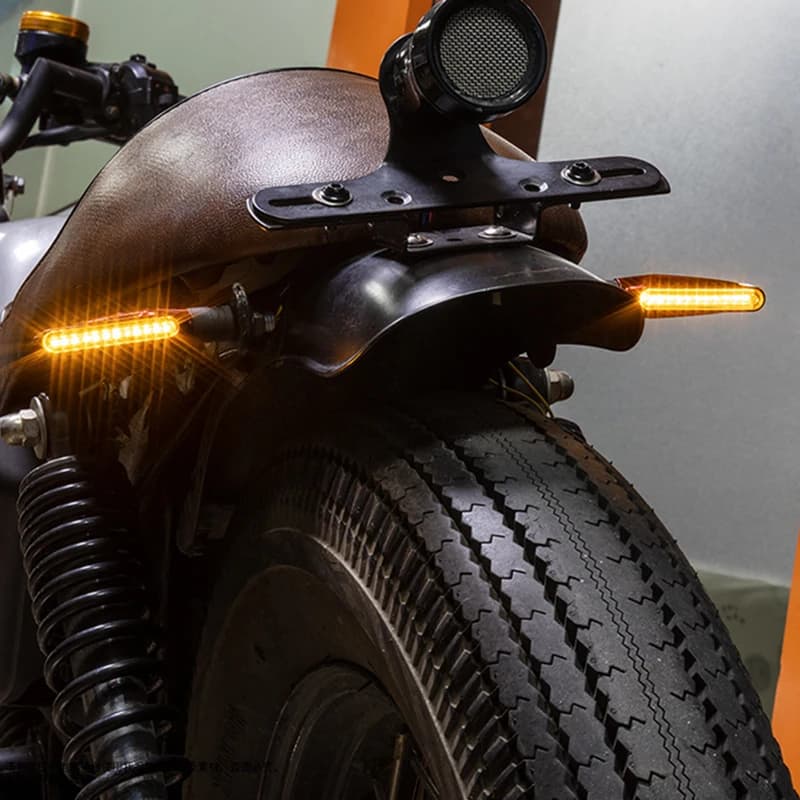 Clignotant de moto universel DRL ambre indicateur de clignotant dynamique 12V LED feu clignotant de 