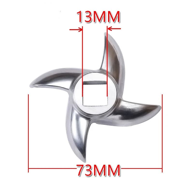 Hachoir à viande de Type 12, accessoires de lavement, maille de couteau, trou en acier inoxydable, t