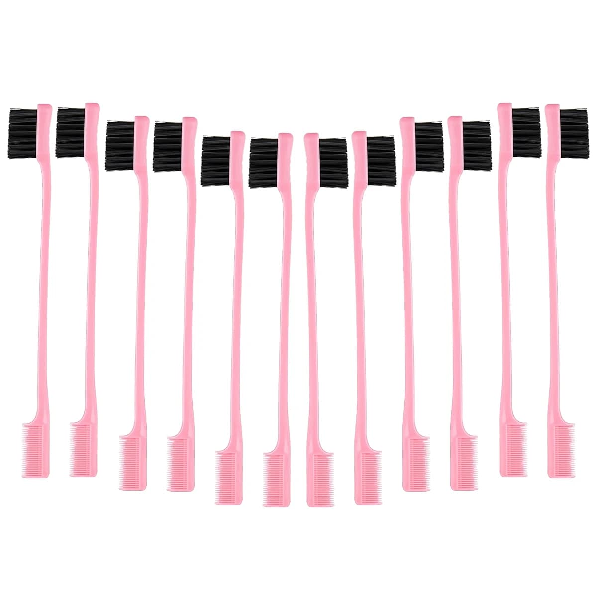 Ensemble de brosses de contrôle de bord double face 2 en 1, brosse à cheveux de contrôle de bord, br