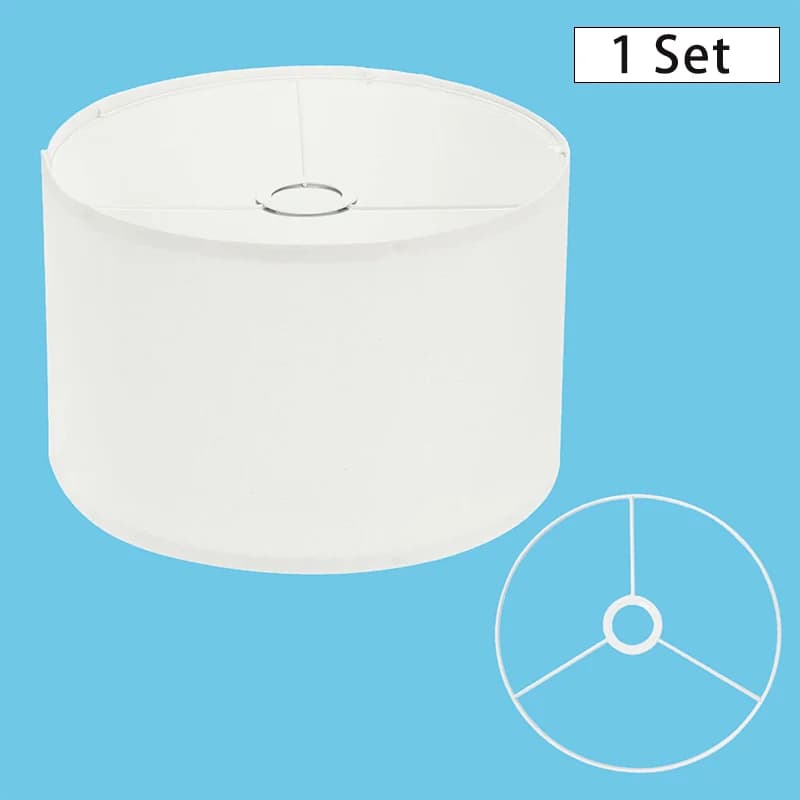 Abat-jour en forme de tambour pour lampe de table/lampe sur pied, 10,24' haut x 10,24' bas x 7,09' h