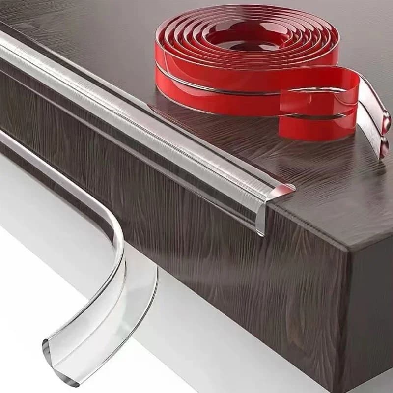 Bande de protection d'angle de meuble, 1/2/3M, auto-adhésive, transparente, anti-Collision, pare-cho