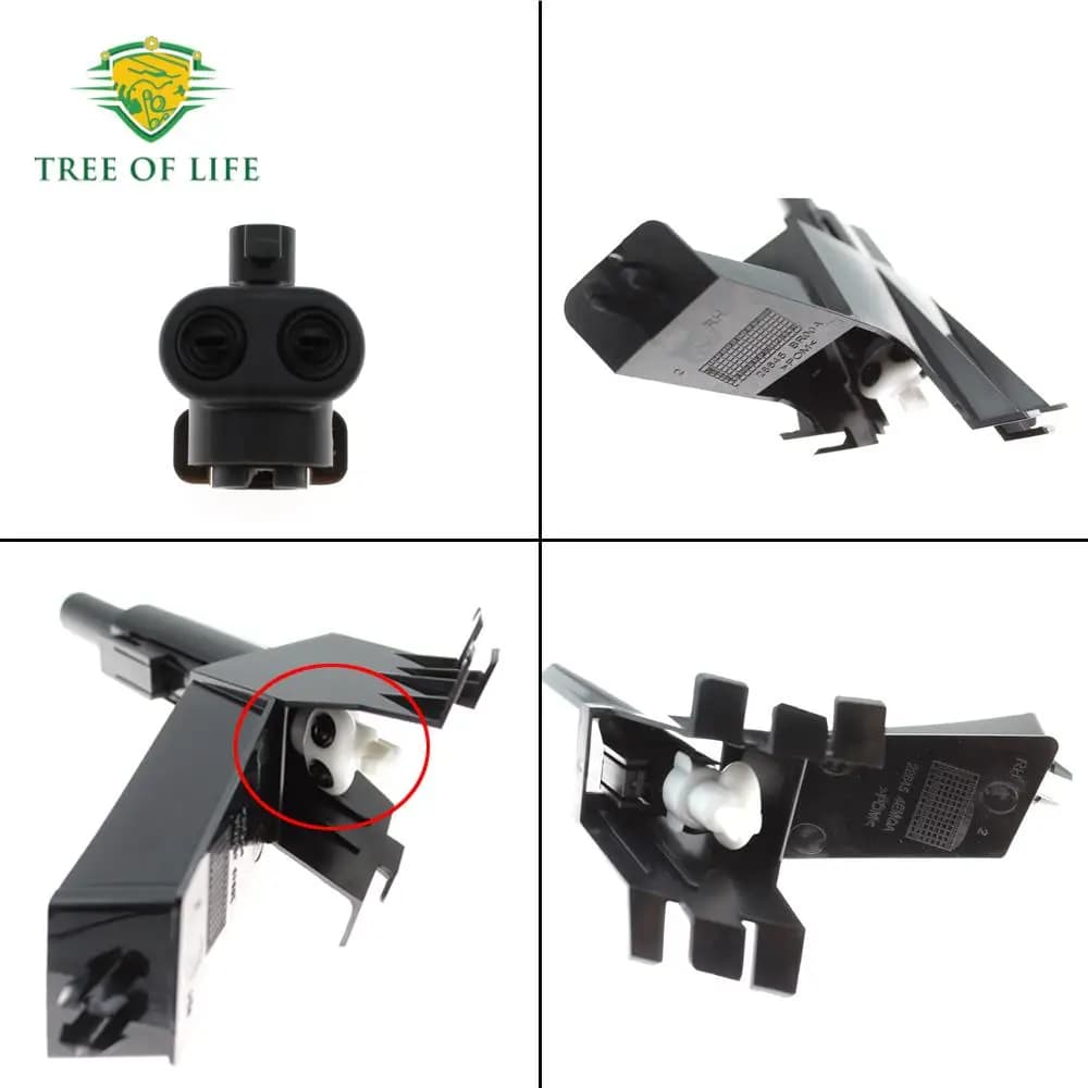 Connecteur de buse de pulvérisation de lave-linge pour livres de sauna, Nissan Qashqai J10, Ford Foc
