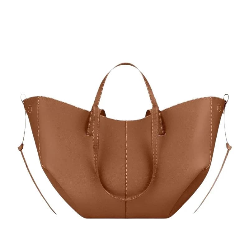 Nouveau sac fourre-tout en cuir grande taille pour femmes, sac à main Niche féminine, sac à bandouli