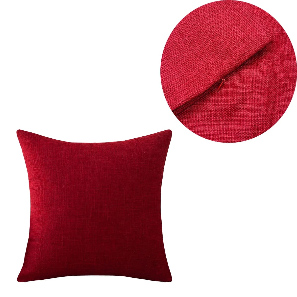 Housse de coussin de canapé solide 30X50/40X4045X45/40X60/50X50/55X55/60X60, housse de coussin confo