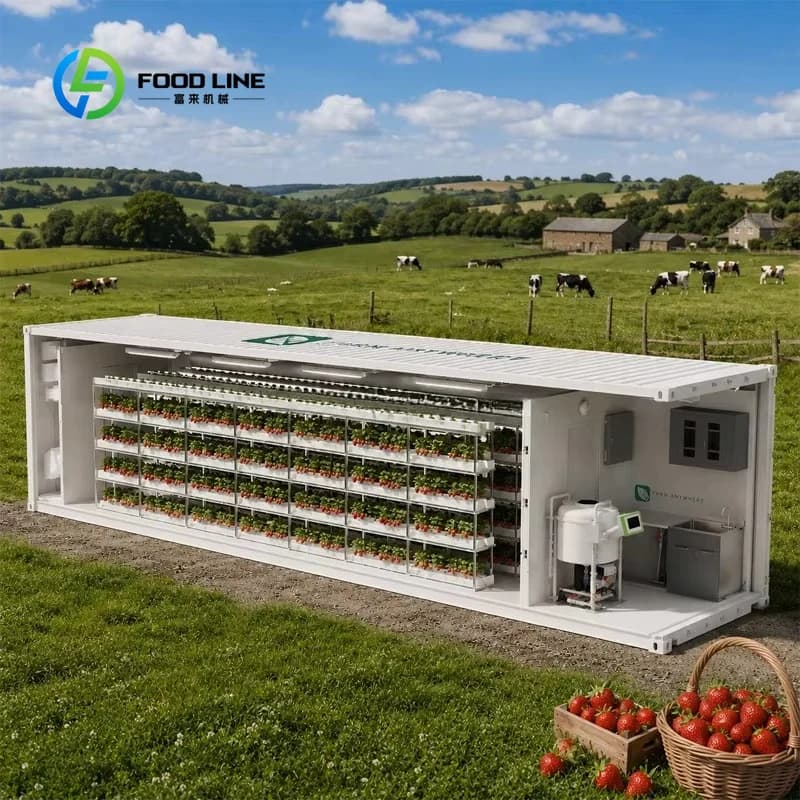 Système de culture hydroponique GROW ANYWHERE, serre en conteneur, agriculture verticale, système aé