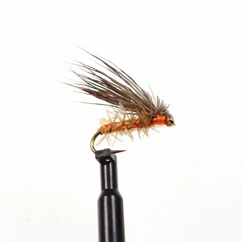 10 pièces/lot appât artificiel insectes leurre cerf cheveux secs mouche leurres de pêche doux bar de