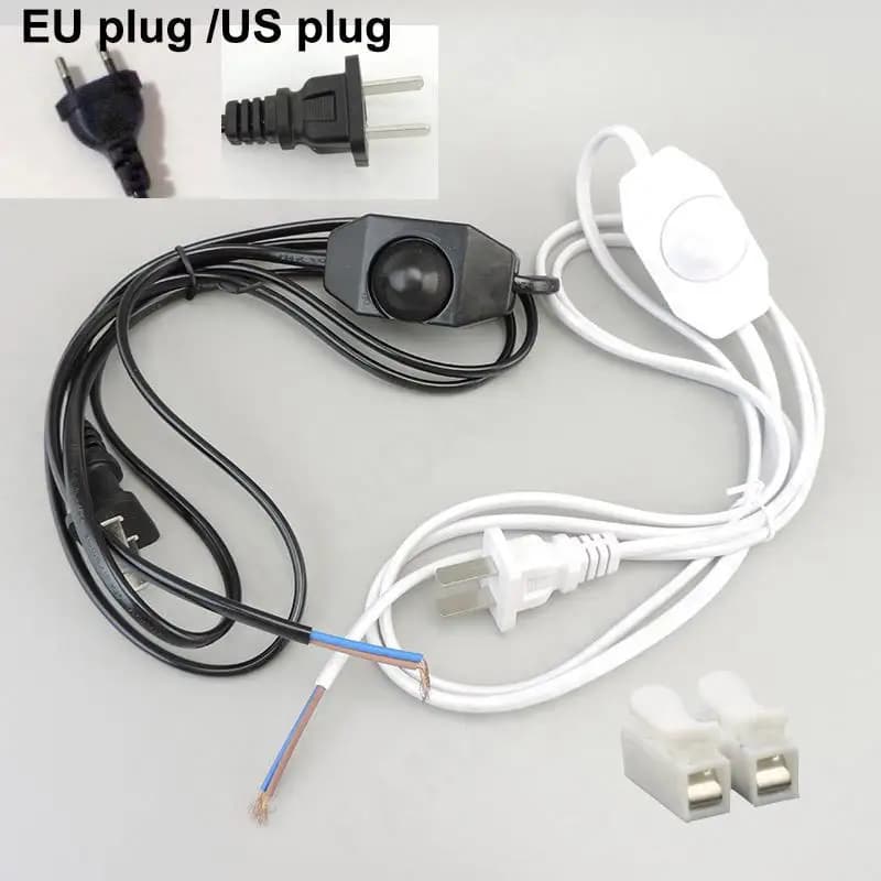 Câble d'interrupteur d'alimentation à intensité variable, ligne de lampe modulateur convaincue, cont