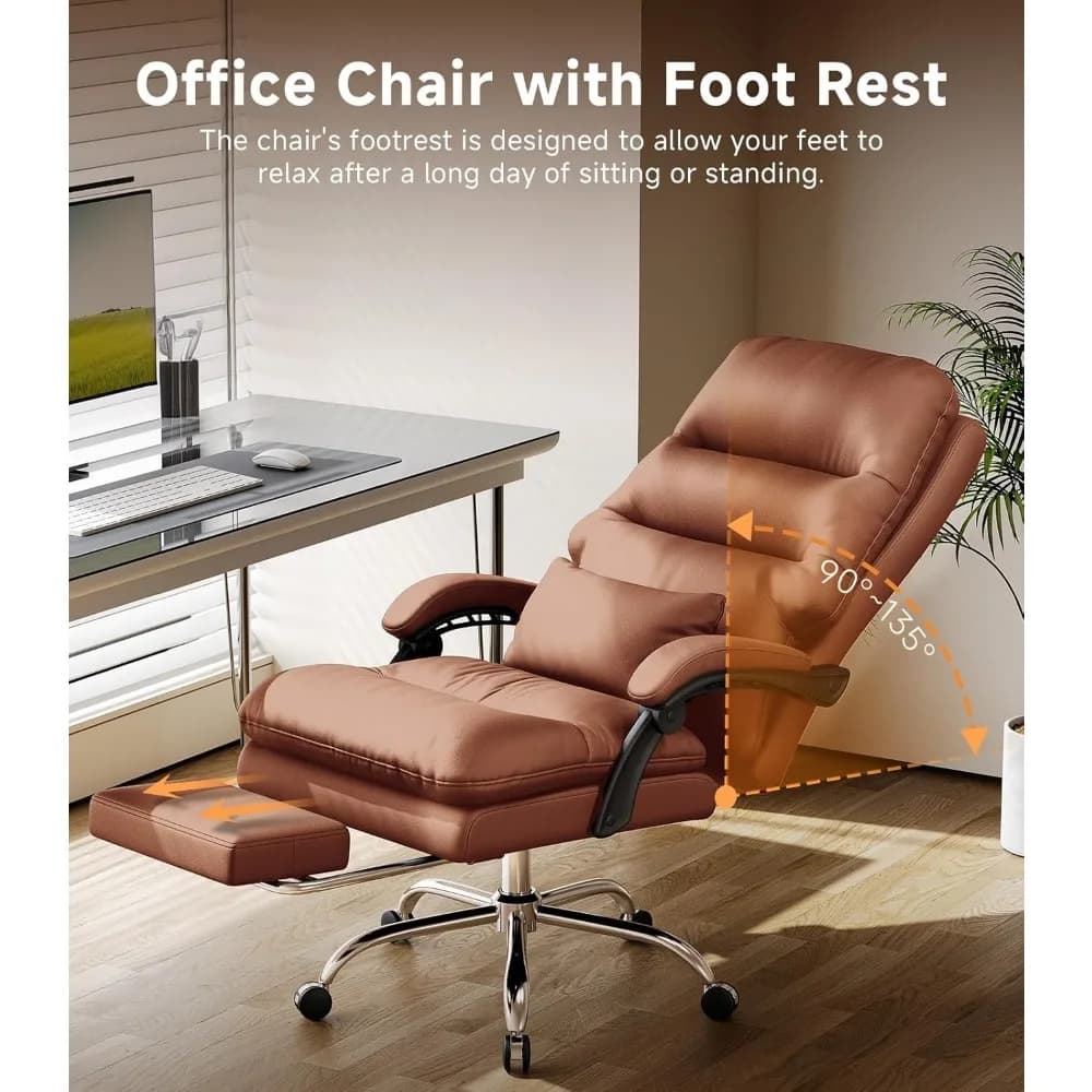 Chaise de bureau, grande et grande chaise de bureau, chaise de bureau ergonomique, chaises d'ordinat