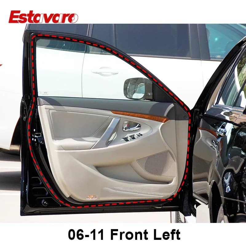 Bande d'étanchéité étanche pour Toyota Camry 06-17, bande de porte avant et arrière de voiture, band