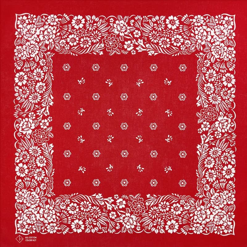 Nouveau Design fleur noir Paisley Hip Hop 100% coton carré Bandana écharpe unisexe bandeau cadeaux p