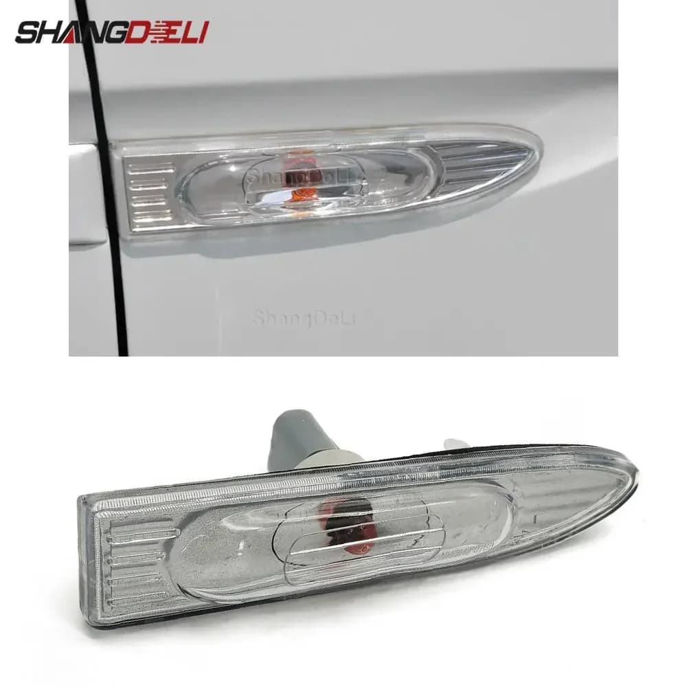 1 paire de feux de garde-boue de voiture, clignotant latéral, indicateur répéteur pour Hyundai Accen
