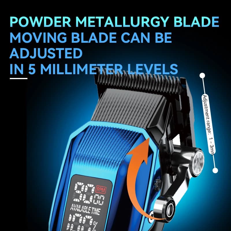 KEMEI tondeuses à cheveux tondeuses professionnel sans fil 4600 mah durable tondeuses à cheveux rech