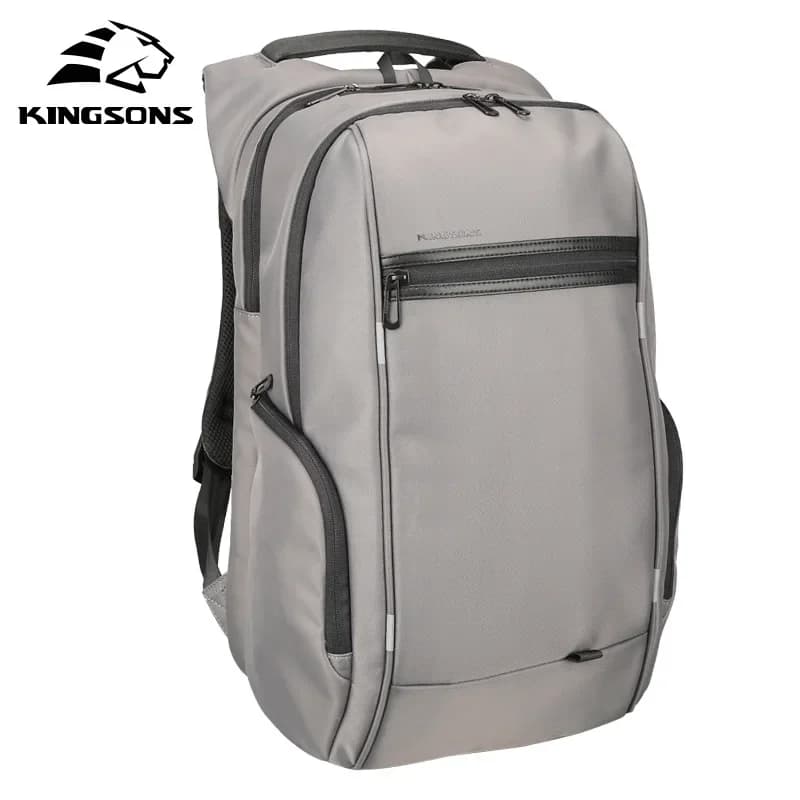 Kingsons-Sac à dos étanche pour homme et femme, avec chargeur USB, pour l'école, antivol, pour ordin