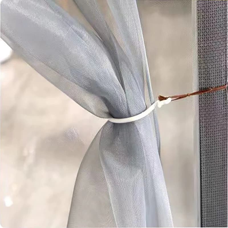 Moustiquaire magnétique grise, rideaux de taille personnalisée, moustiquaire de porte, fermeture aut