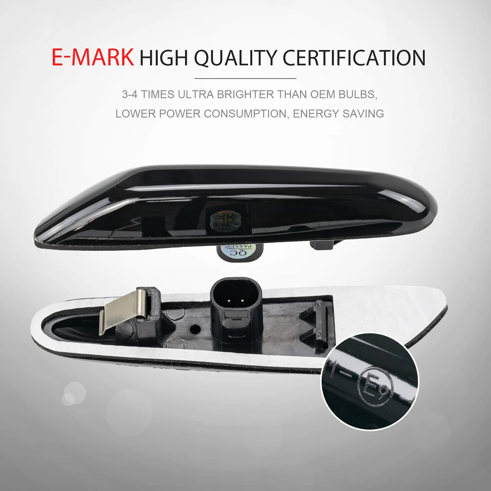 Clignotant latéral dynamique à LED pour BMW, clignotant séquentiel, feu de position, E90, E91, E92, 