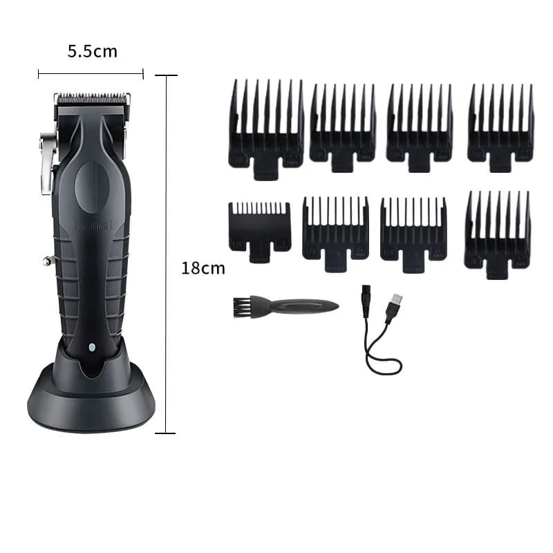 KM2296 Kemei Original professionnel Rechargeable tondeuse à cheveux réglable tondeuse à cheveux USB 