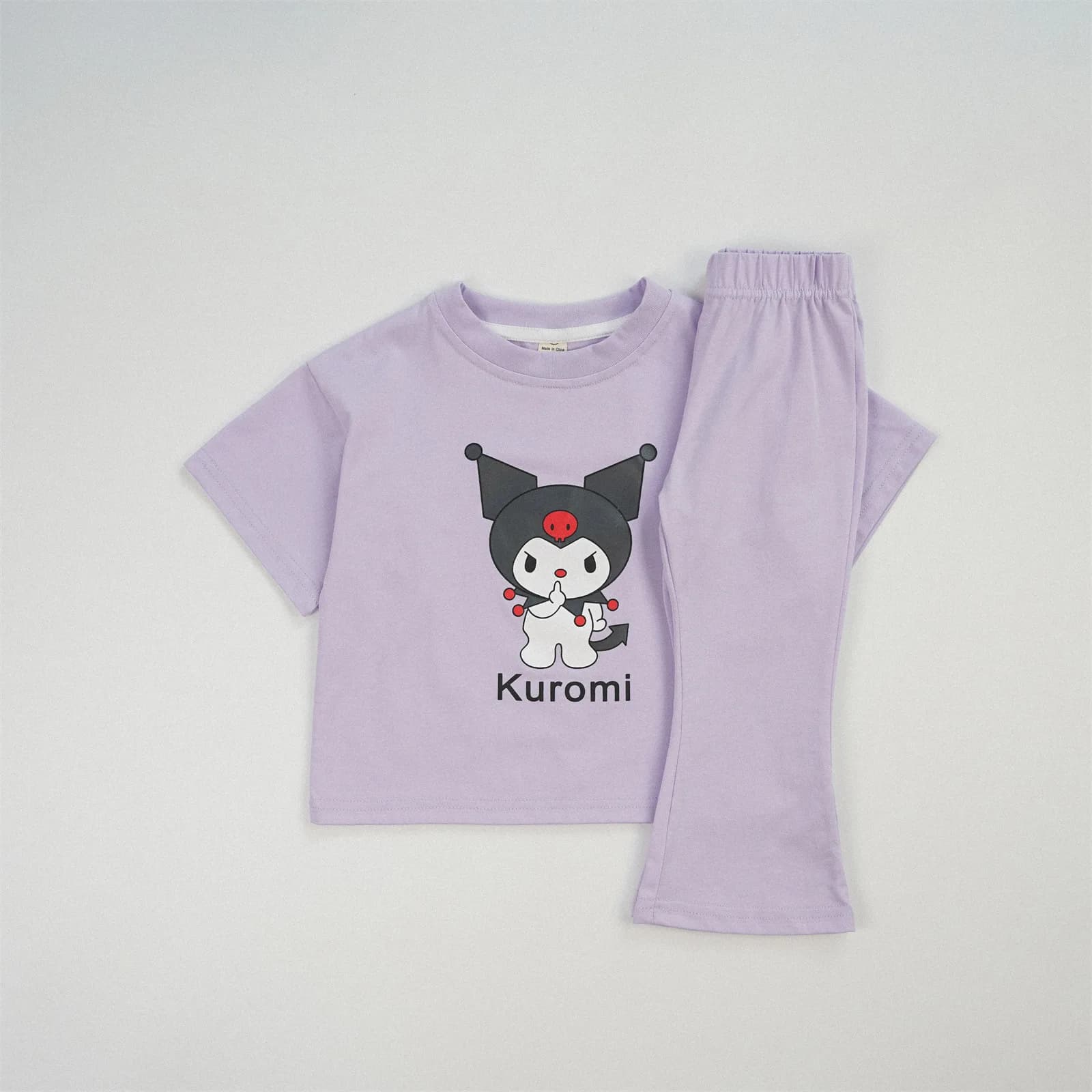 Ensemble de vêtements d'été pour bébés filles, T-shirt imprimé de dessin animé Sanrio cannelle et co